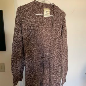 Woman’s long cardigan